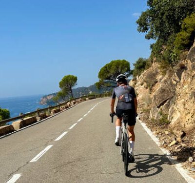 Stage velo à Gerone Espagne