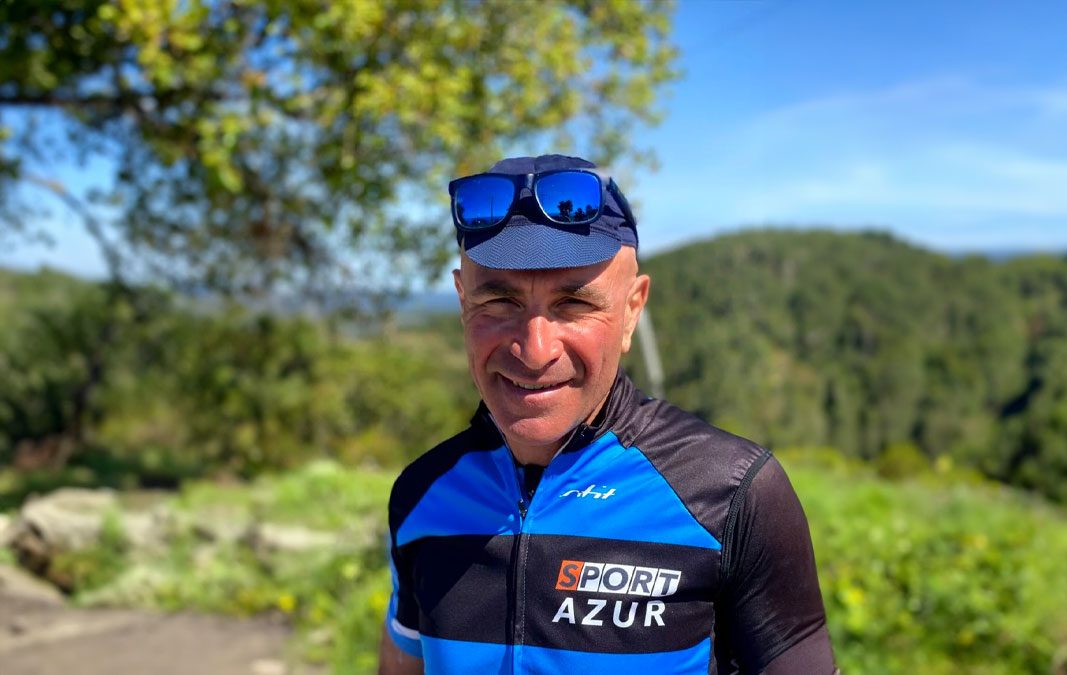 Xavier Perez, cycliste et coach Sport Azur