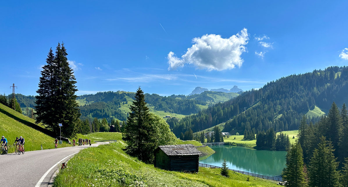 Les Dolomites et l'italie à vélo